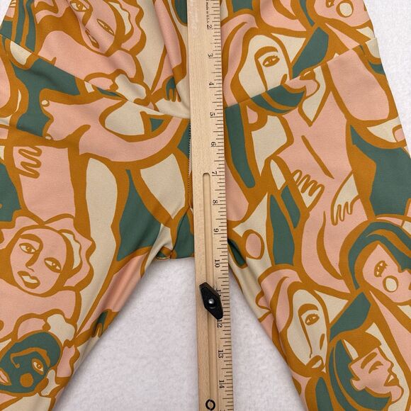 Dazey LA Leggings Size Medium Woman Print Abstract Art To Wear‎ Pants Stretch - Picture 8 of 8